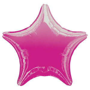 Metallic Fuchsia Star Foil Balloon