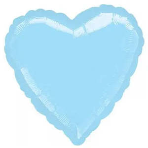 Pastel Blue Heart Foil Balloon