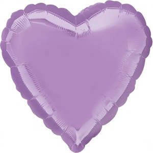 Pearl Lavender Heart Foil Balloon
