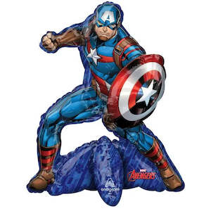 Themed Foil Balloons: Marvel Avengers Captain America Multi Foil Balloon