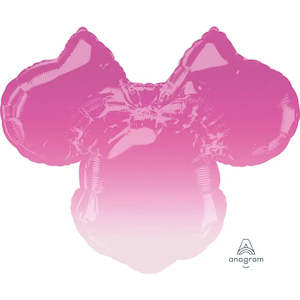 Themed Foil Balloons: Minnie Mouse Forever Ombre SuperShape Foil Balloon