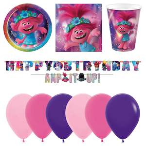 Party Packs 1: Trolls Party Essentials for 8 - SAVE 40%