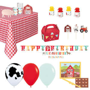 Party Packs 1: Deluxe Farm Animals Party Pack for 8 - SAVE 10%