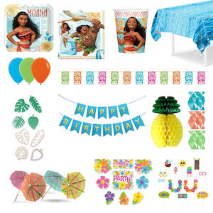Party Packs 1: Deluxe Moana Party Pack for 8 - SAVE 20%