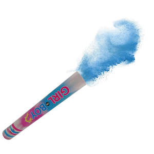 Confetti Cannons: Blue Gender Reveal Powder Cannon