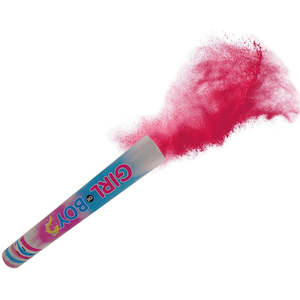 Confetti Cannons: Pink Gender Reveal Powder Cannon