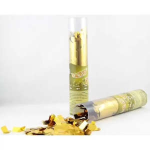 Gold Twist Confetti Cannon 20cm