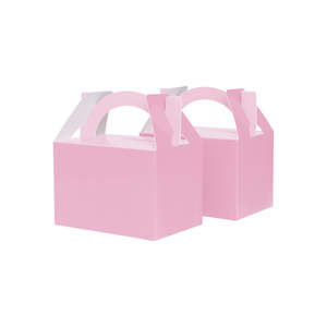 Five Star Party Supplies: Five Star Classic Pastel Pink Mini Lunch Boxes - 10 Pkt