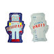 Robot Invitations - 8 Pkt