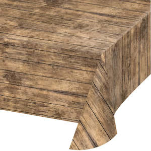Brown Wood Tablecover