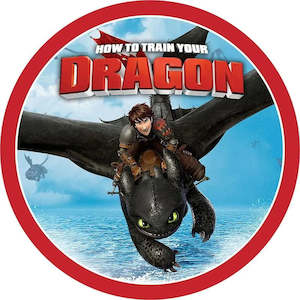 Dragon Party: How to Train Your Dragon Edible Cake Image