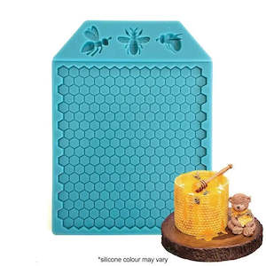 Baby Shower Baking Cake Decorating: Honeycomb Silicone Mould