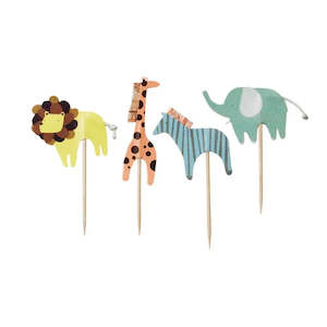 Baby Animal Cupcake Toppers - 24 Pkt