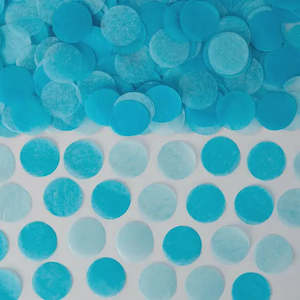 Other Baby Shower Gender Reveal Supplies: Gender Reveal Paper Confetti - Blue Mix