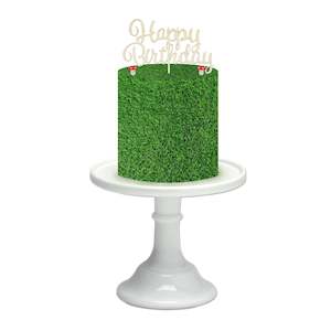 Cricket Party: Grass Edible Cake Wrap