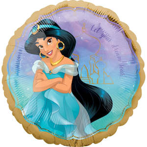 Aladdin Party: Disney Princess Jasmine Foil Balloon