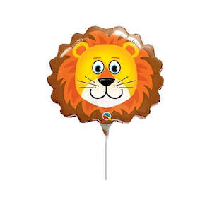 Loveable Lion Mini Shaped Foil Balloon - Add to Balloon Garland