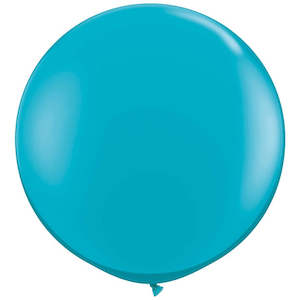 Qualatex Balloons: Giant Tropical Teal Balloon - 90cm