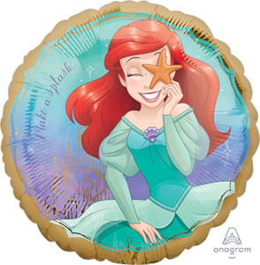 Little Mermaid Party: Disney Princess Ariel Make a Splash Foil Balloon