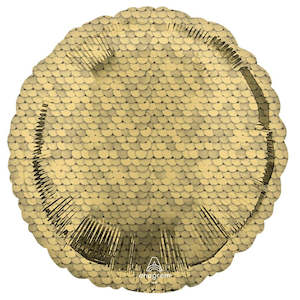 Glitter Gold Sequins Foil Balloon