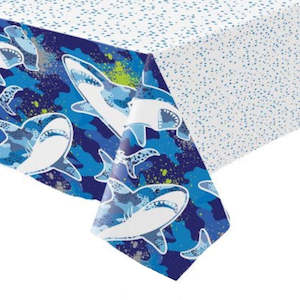 Shark Party: Shark Birthday Tablecover