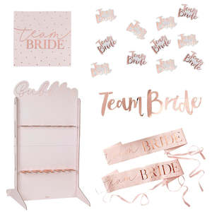Party Packs 1: Ginger Ray Rose Gold Hen Party Essentials - 25 Pc - SAVE 5%