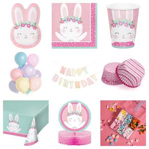 Birthday Bunny: Bunny Rabbit Party Pack for 8