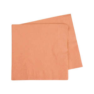 Five Star Pastel Peach Napkins - Lunch 40 Pkt