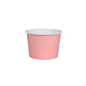 Pale Pink Ice Cream Treat Cups - 8 Pkt