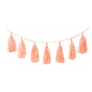Five Star Tassel Garland - Peach