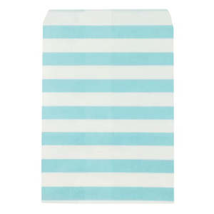 Blue and White Stripe Party Bags - 8 Pkt