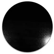 GoBake 6mm Masonite Black Round Cake Board - 35cm/14in