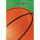 Basketball Fan Folded Invitations - 8 Pkt