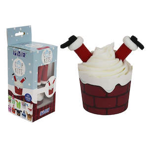 Santa Cupcake Kit - 6 Pkt