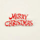 Merry Christmas Red & White Cake Decoration