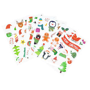 Christmas Crafts Activities: Christmas Stickers - 6 Pkt