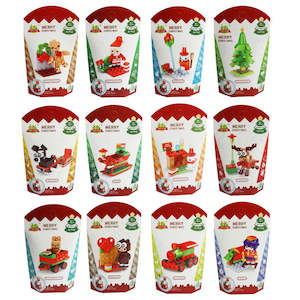Christmas Mini Building Blocks Set