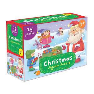 Christmas Crafts Activities: Christmas Santa Jigsaw Puzzle