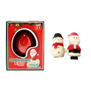 Santa or Snowman Christmas Growing Egg