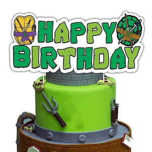 Teenage Mutant Ninja Turtles Cake Topper