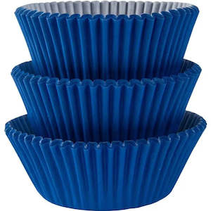 Summer Sale: Bright Royal Blue Mini Cupcake Cases - 100 Pkt