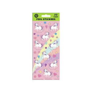 Summer Sale: Rainbow Unicorn Foil Stickers WEB5938
