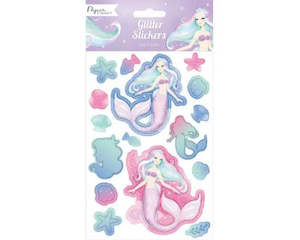 Summer Sale: Mermaid Glitter Stickers - Clearance