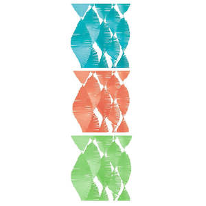 Wall Decorating Kits: Moana Fringe Garland Backdrop Pack