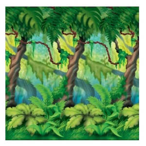 Jungle Backdrop Scene Setter Backdrop