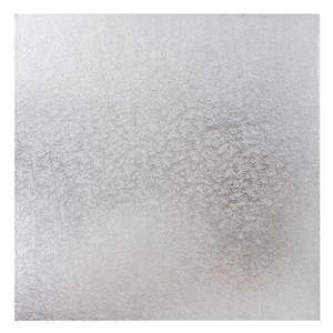 Square Cake Boards: GoBake 6mm Masonite Silver Square Cake Board - 40cm/16in