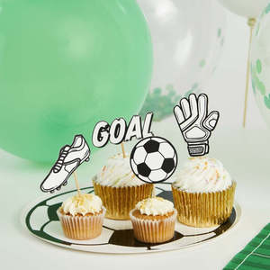 New: It's a Goal Football Food Picks Set - 12 Pkt