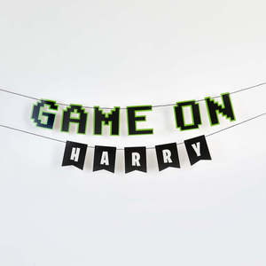 New: Game On! Customisable Banner