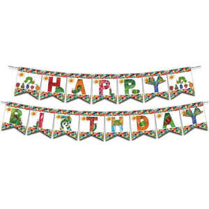 The Very Hungry Caterpillar Party: The Very Hungry Caterpillar Birthday Banner