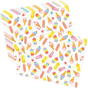 Ice Cream Grease Proof Paper - 8 Pkt